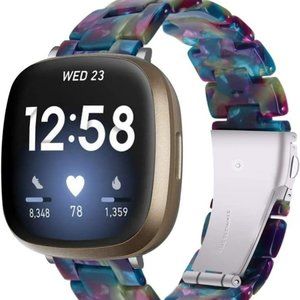 Purple Blue Marble Fitbit Versa 3/ Sense Replacement Band